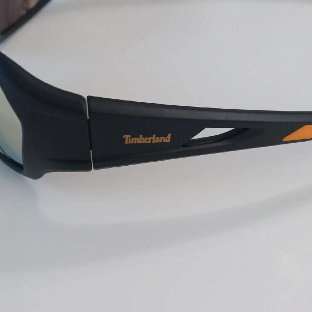 Timberland Black Sunglasses with Orange Accents Brand New But With Out Case
